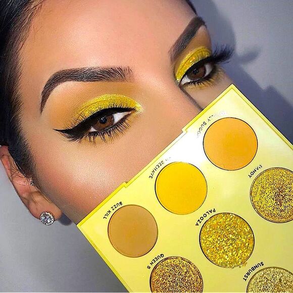 Colourpop 🍯 Uh-Huh Honey Yellow-Tone 9-Pan Powder Palette - Picture 6 of 6
